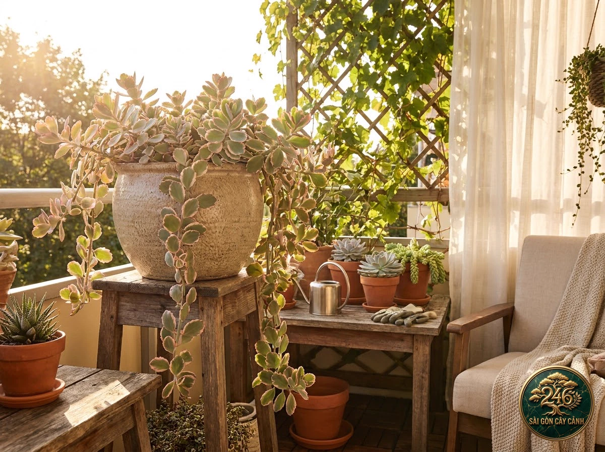 Botanical photo of Lavender scallops: Interior styling