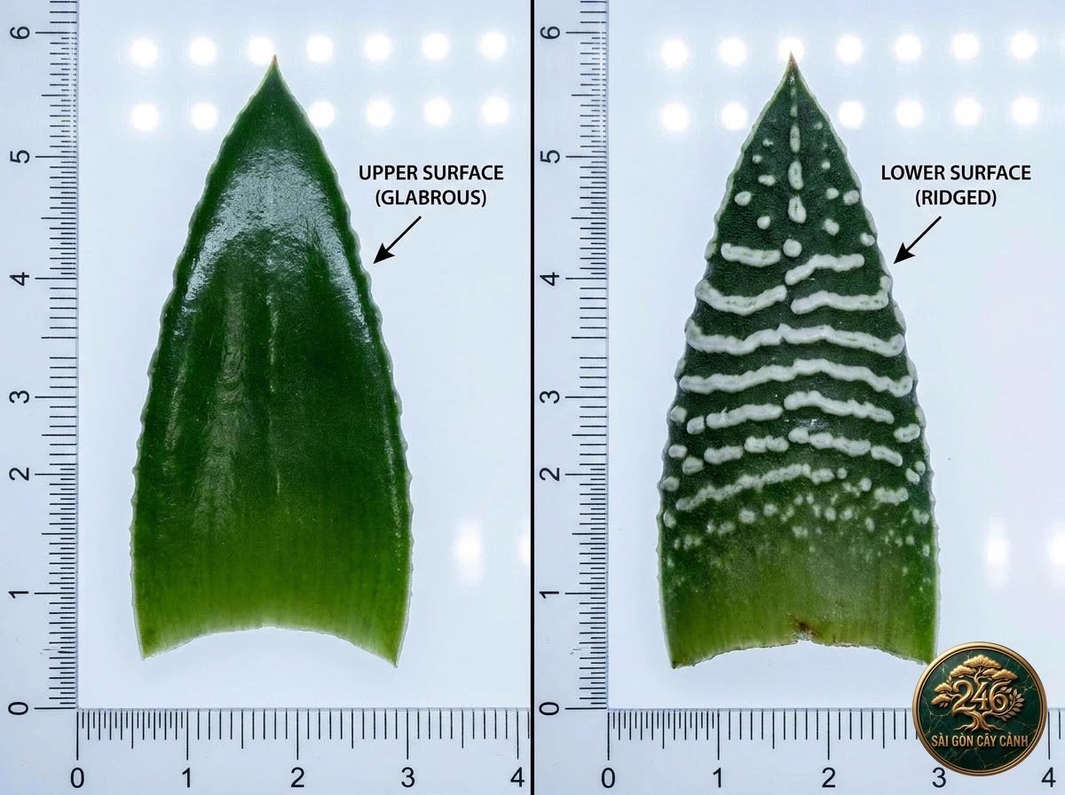 Botanical photo of Zebra haworthia: Identification close-up