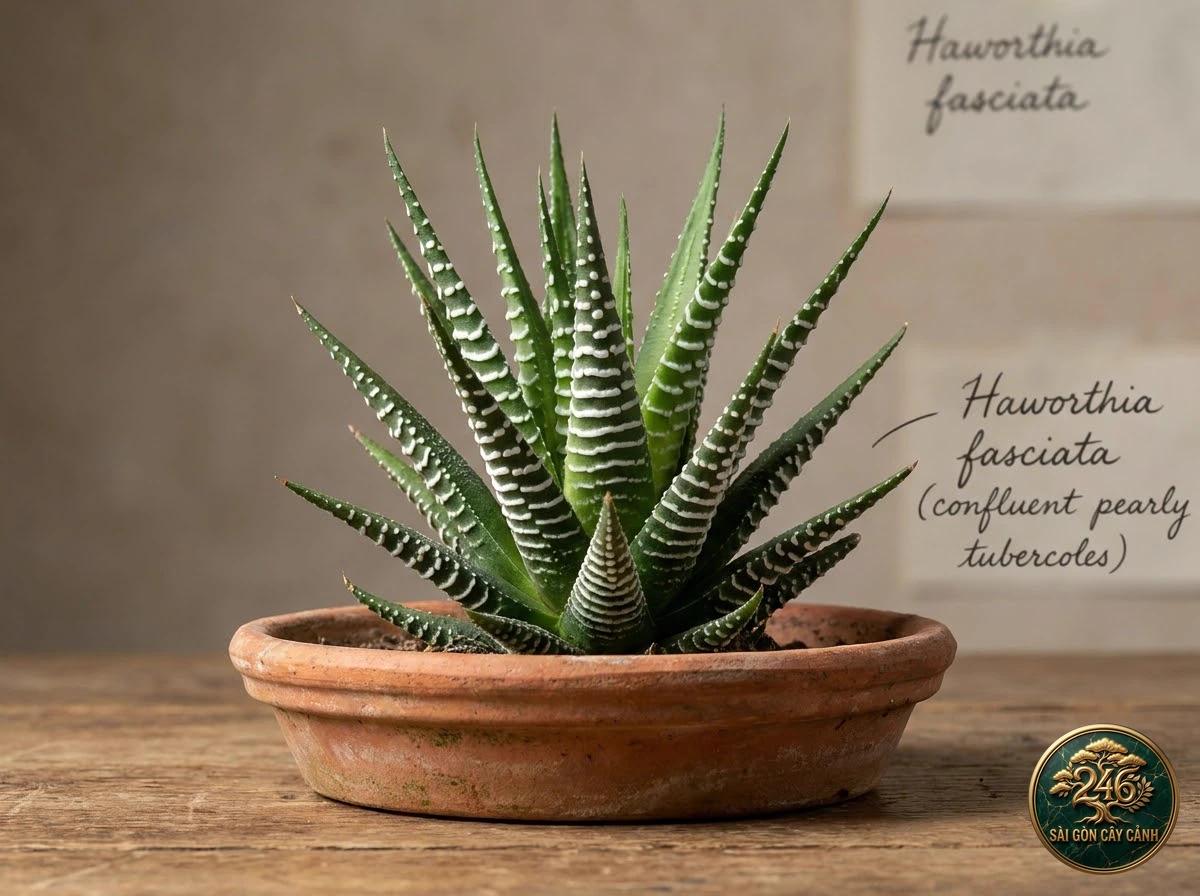 Ảnh thực vật Sen đá móng rồng vằn ngựa trắng: Chân dung hình thái