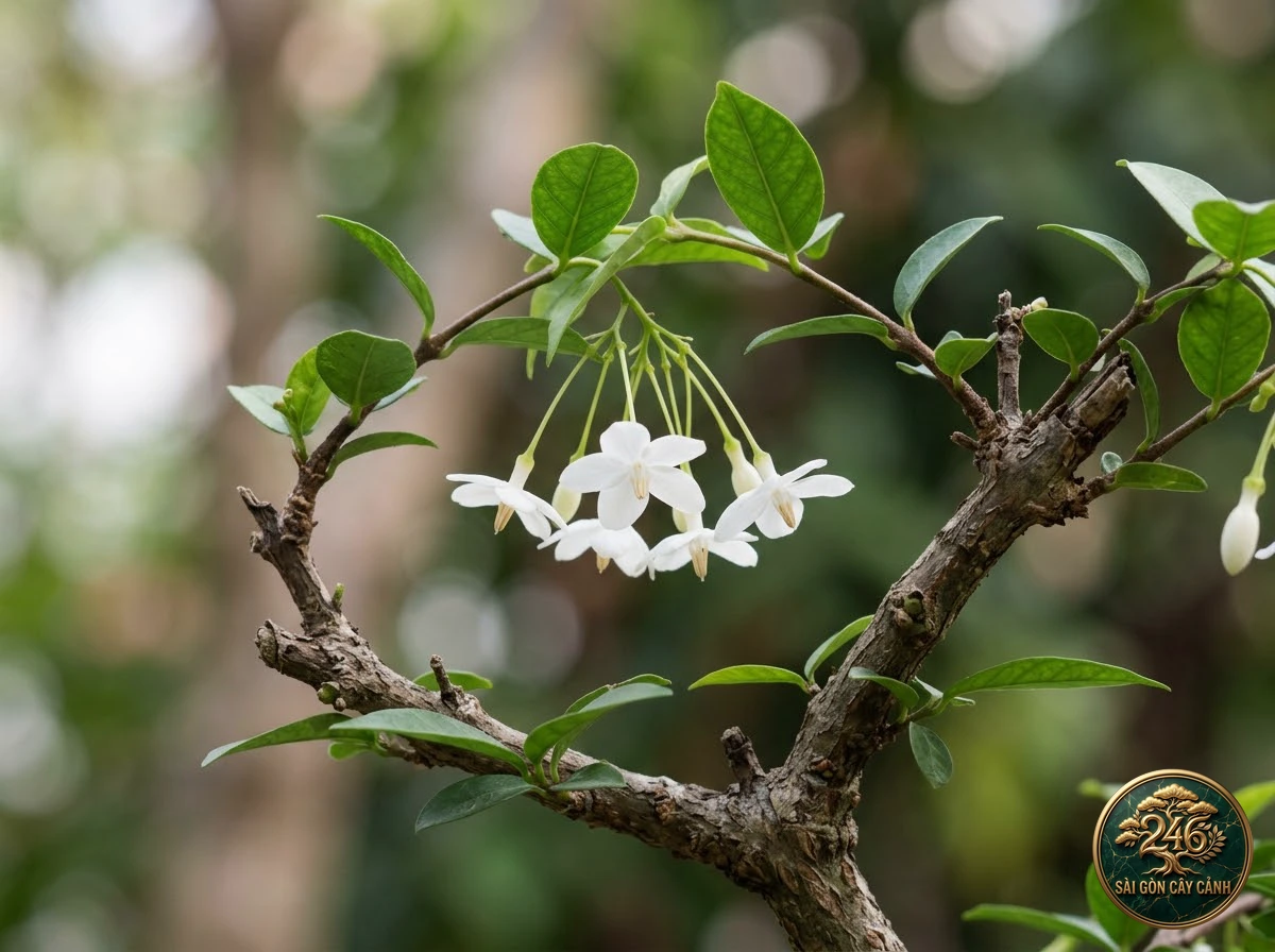 Đặc điểm nhận diện Cây mai chiếu thủy ngọc nu hoa thơm (Wrightia religiosa)