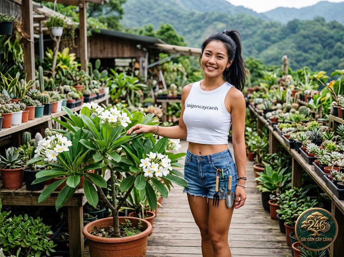 Hình ảnh AMBASSADOR của Cây đại lá tù sứ singapore lá bóng (Plumeria obtusa)